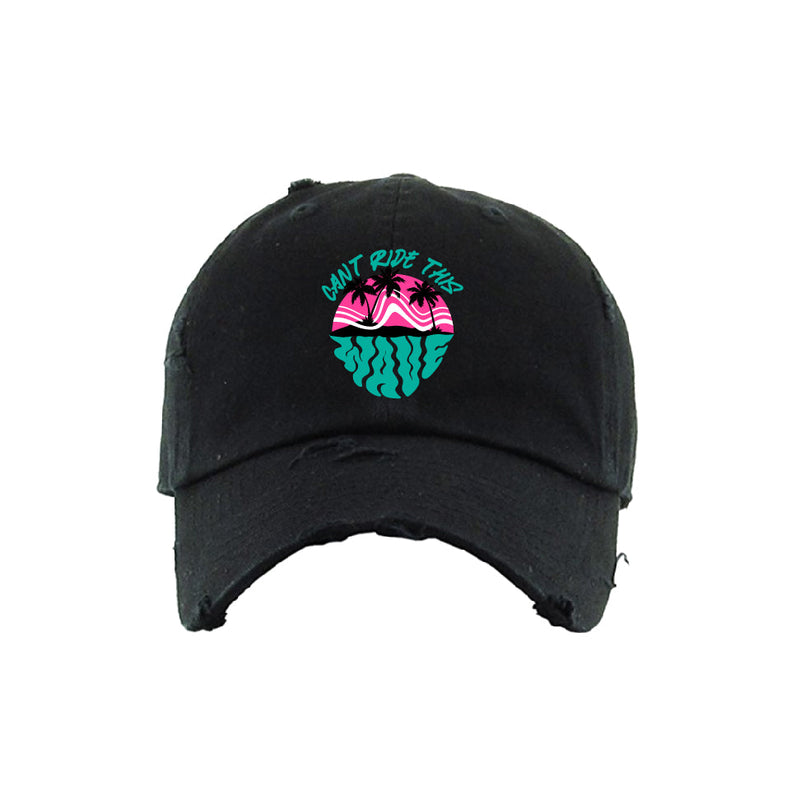 "Can't Ride This Wave" Dad Hat CPTL Denim